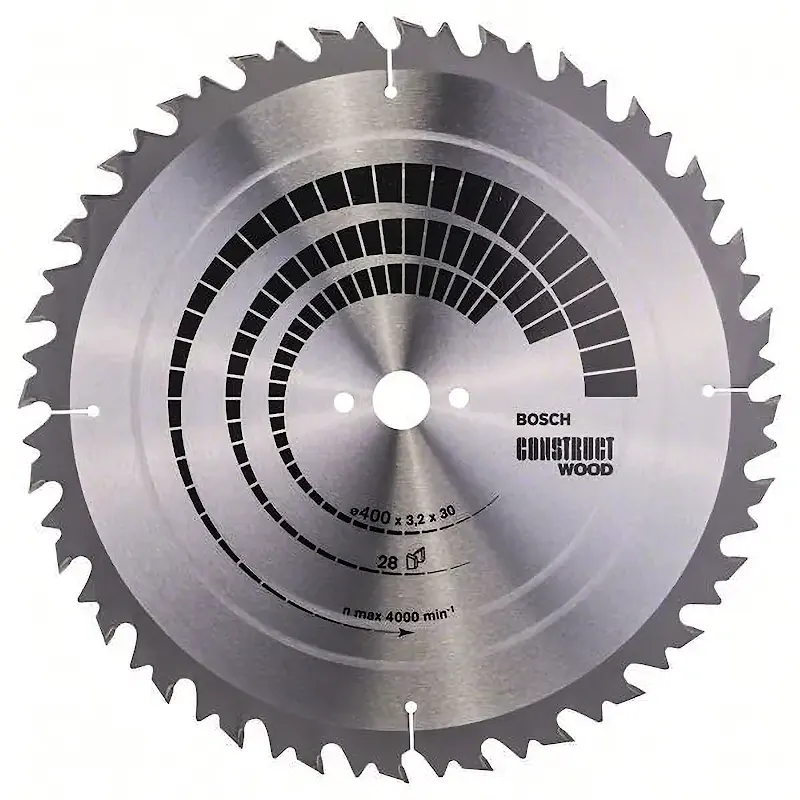 Bosch Construct Wood пильный диск 400х3.2х30, ATB-28T (по дереву) купить по низкой цене в Москве, 2608640703